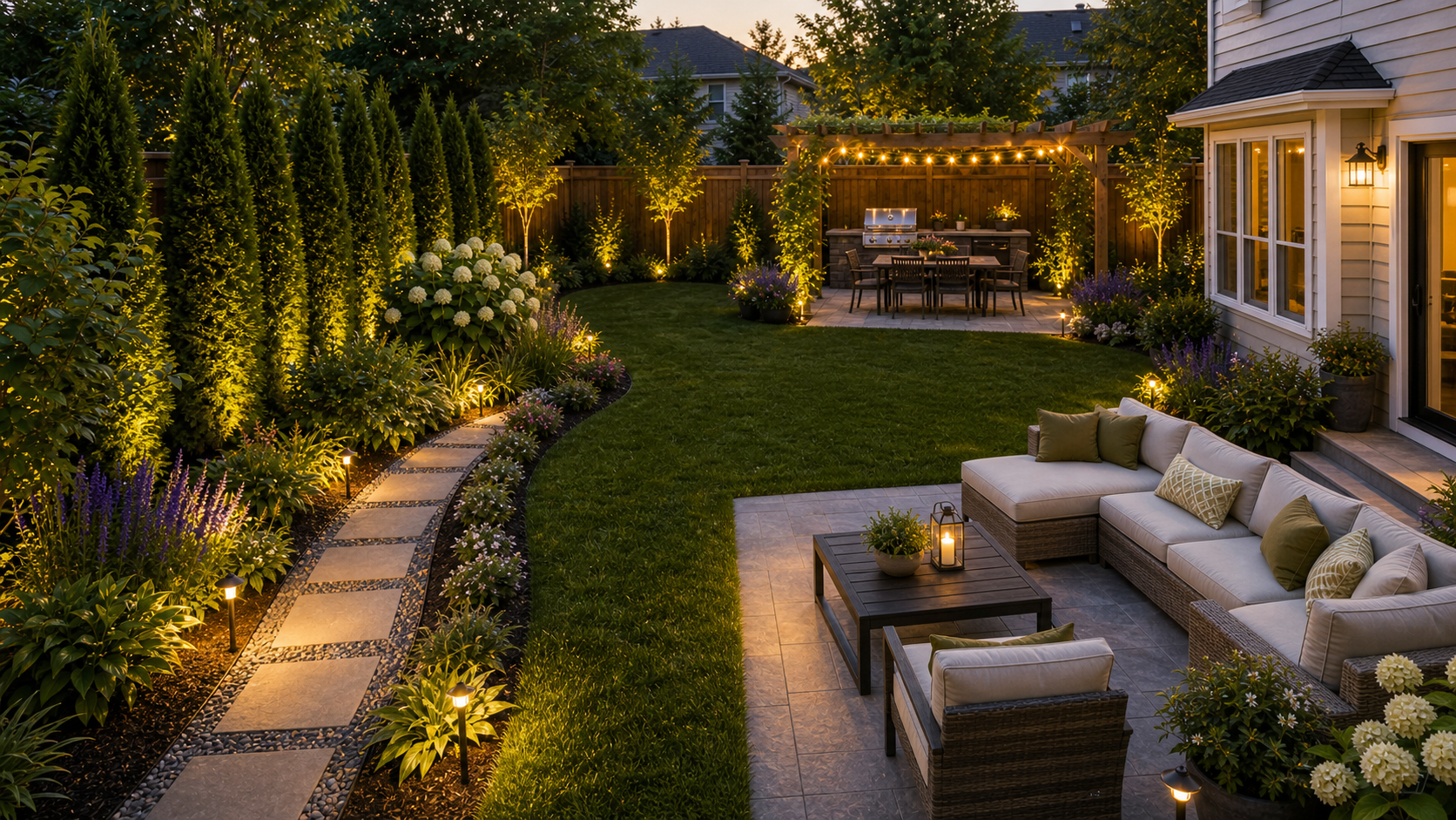 Backyard Garden Ideas Tool lighting idea