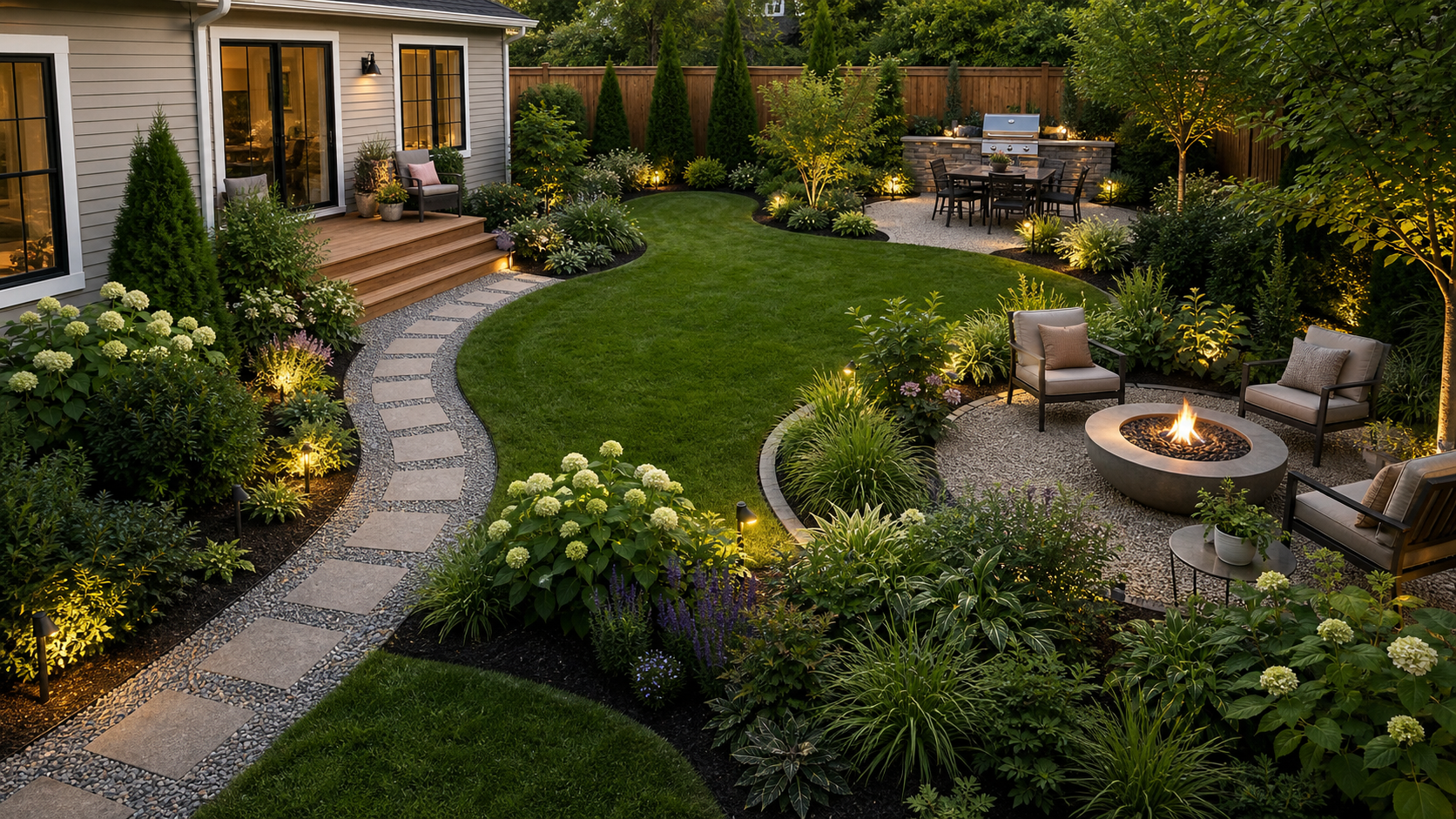 Backyard Garden Ideas layout idea