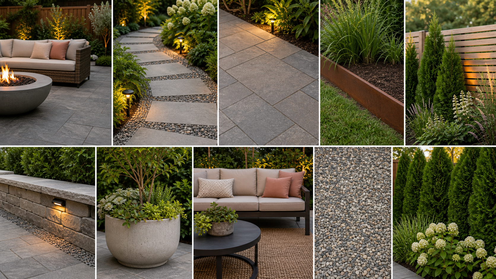 Backyard Garden Ideas materials and planting
