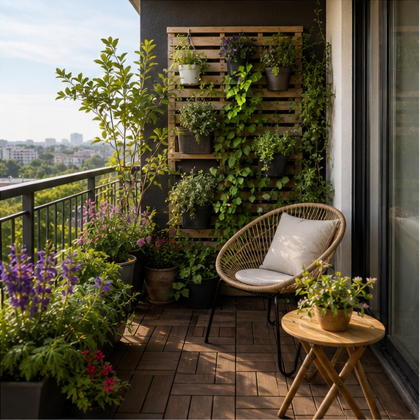 Balcony Garden Ideas yard setting