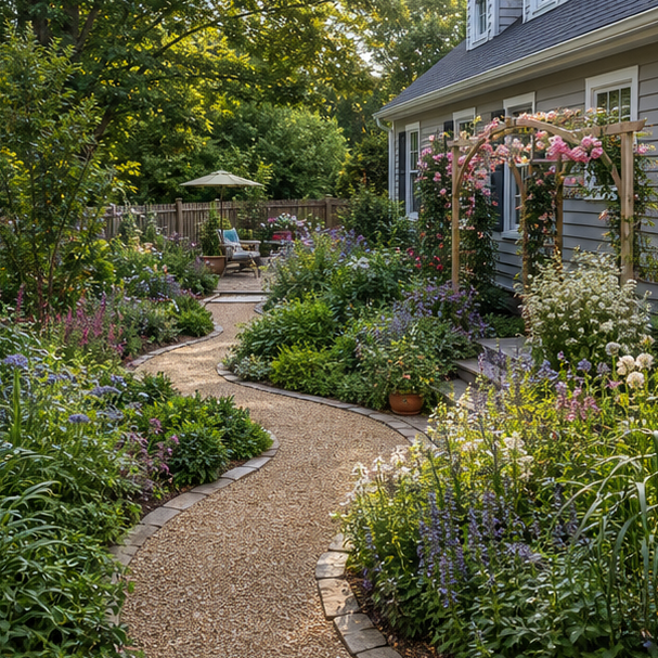 Cottage Garden Ideas layout view