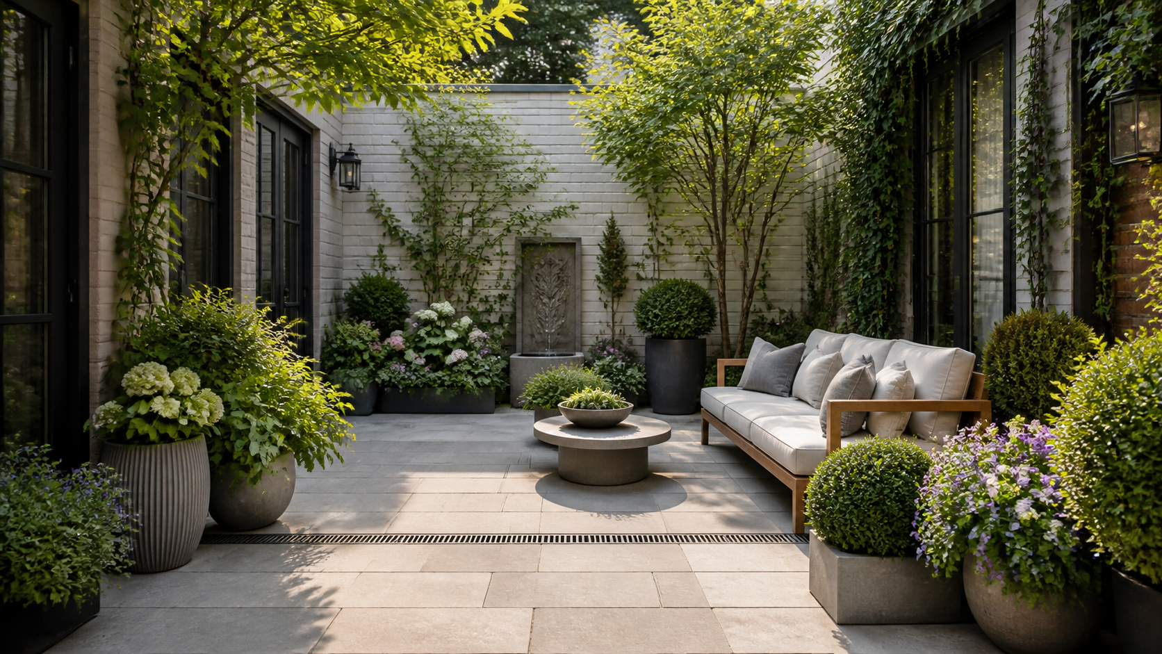 Courtyard Garden Ideas overview