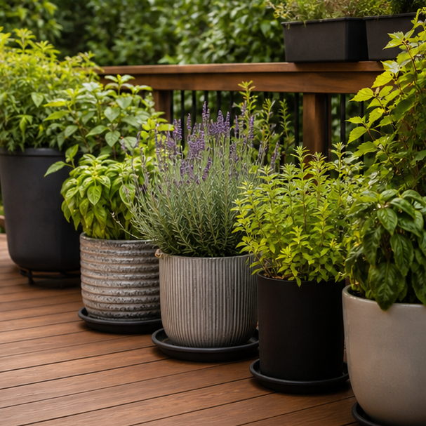 Deck Garden Ideas planting and material detail