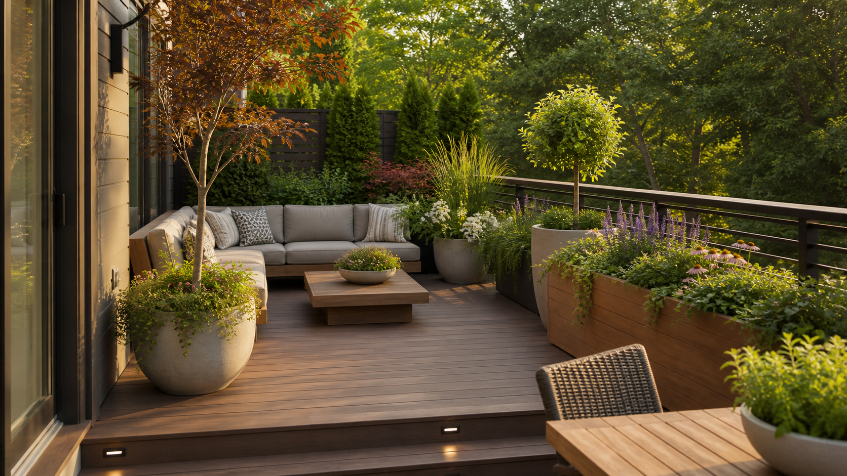 Deck Garden Ideas overview