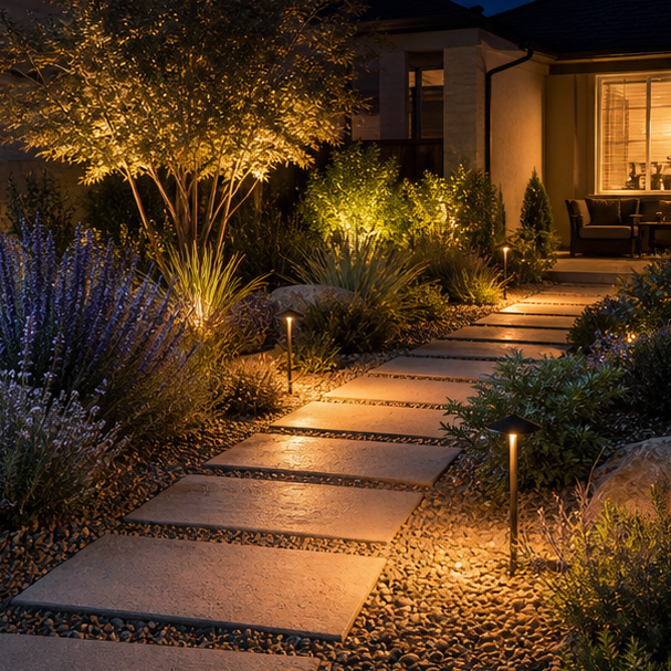 Drought Tolerant Garden Ideas evening light