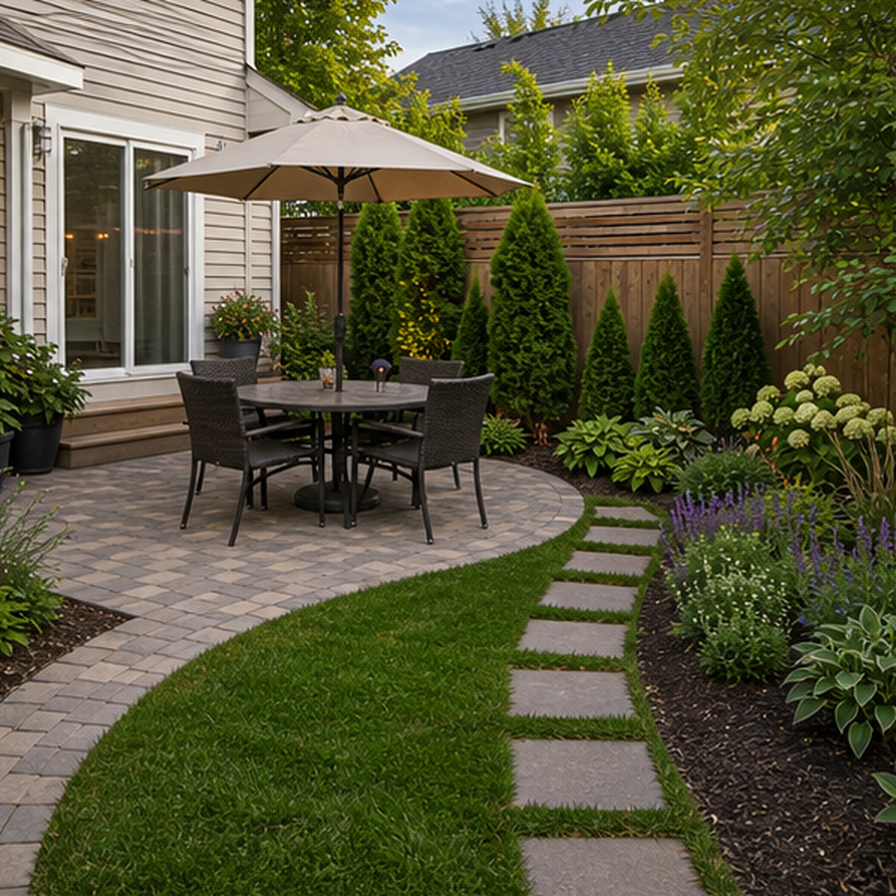 Easy Garden Ideas in a real setting