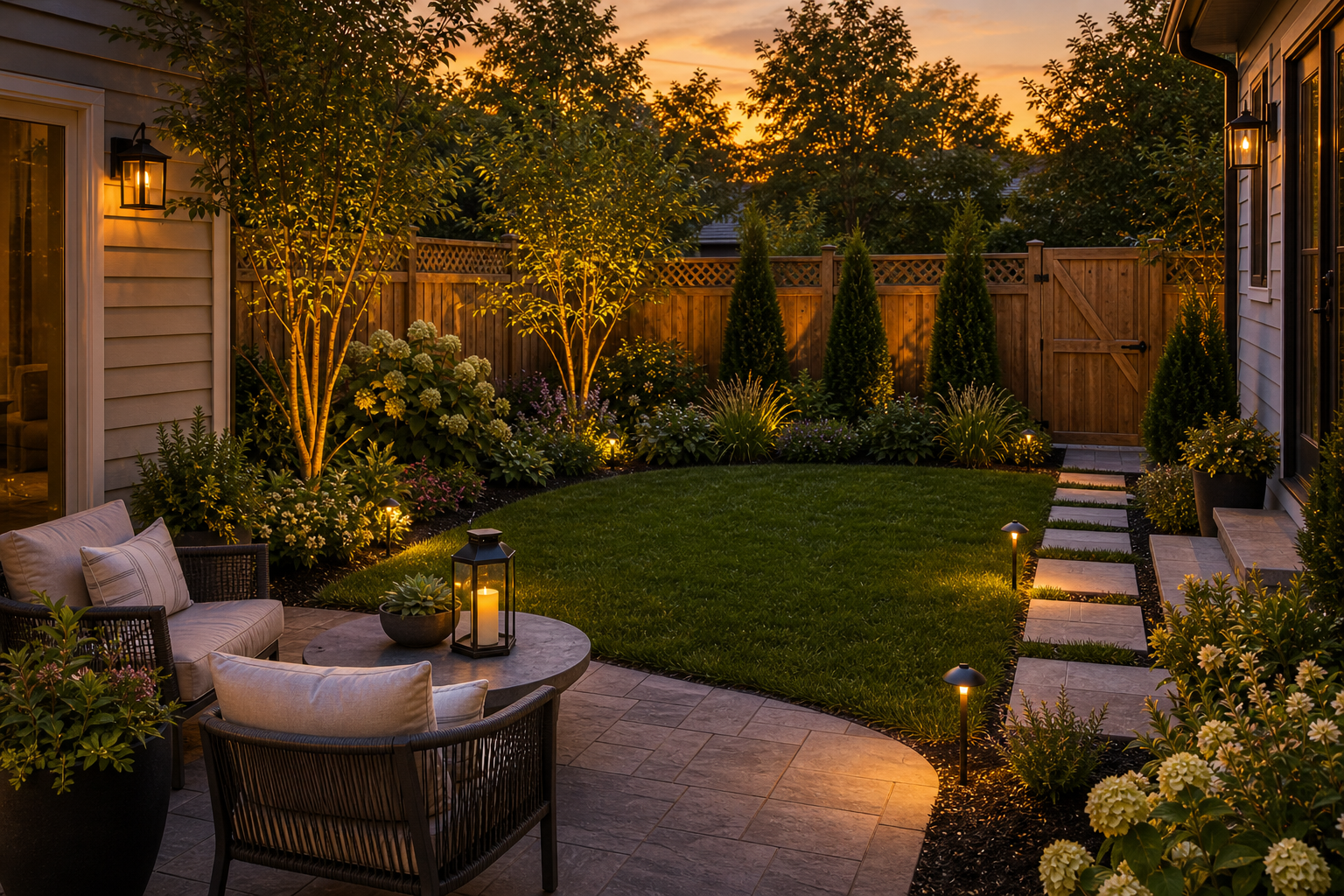 Easy Garden Ideas lighting idea