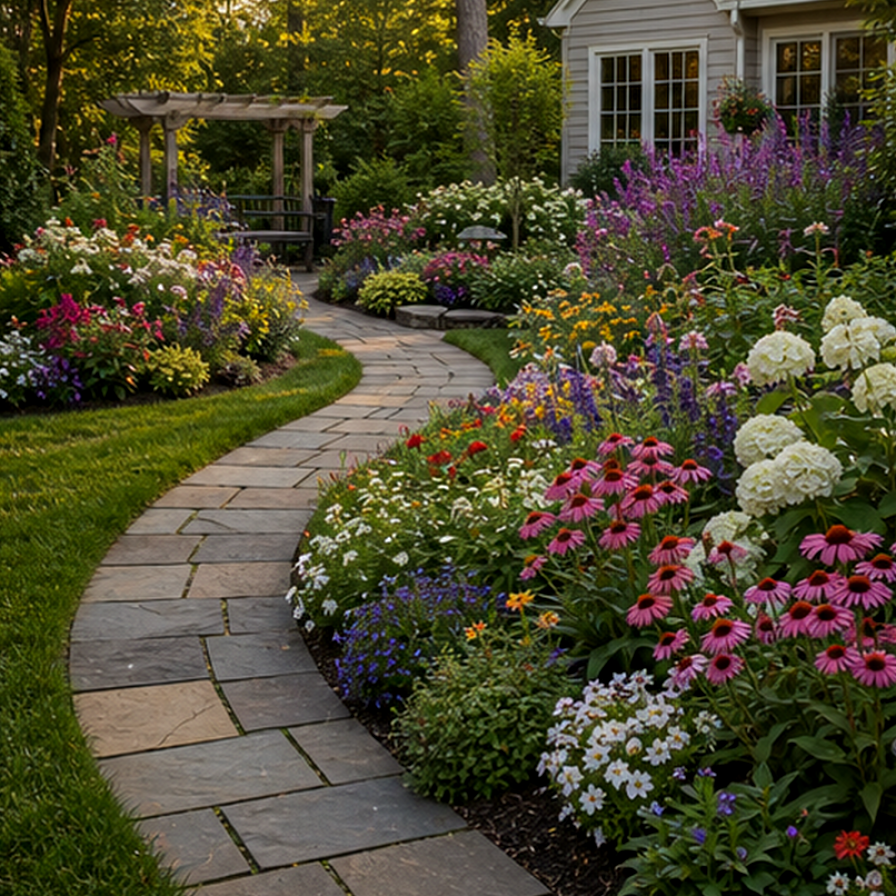 Flower Garden Ideas layout idea
