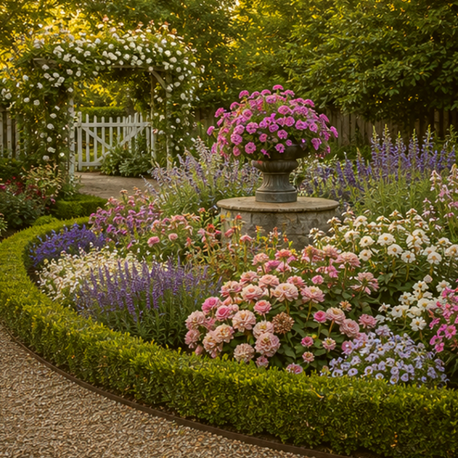 Flower Garden Ideas lighting idea