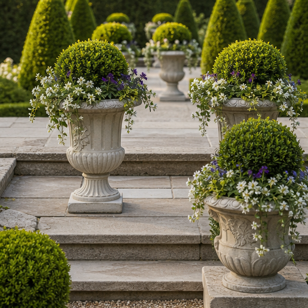 Formal Garden Ideas container accent