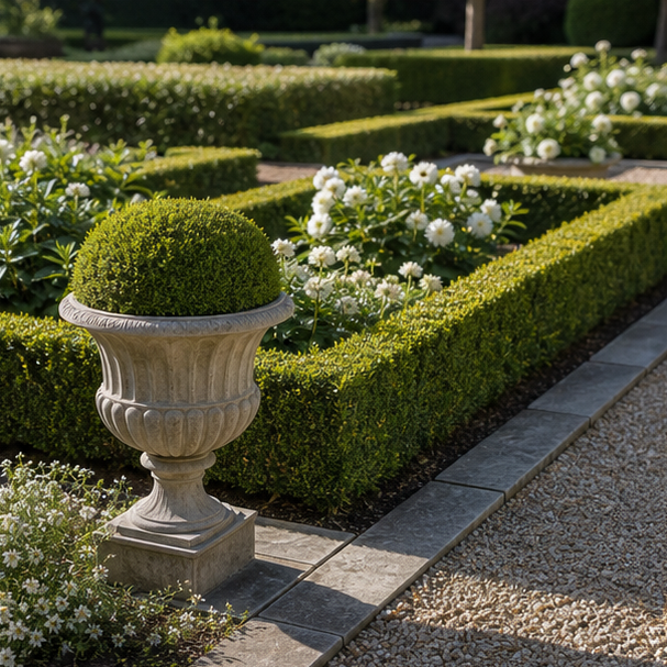 Formal Garden Ideas materials and planting