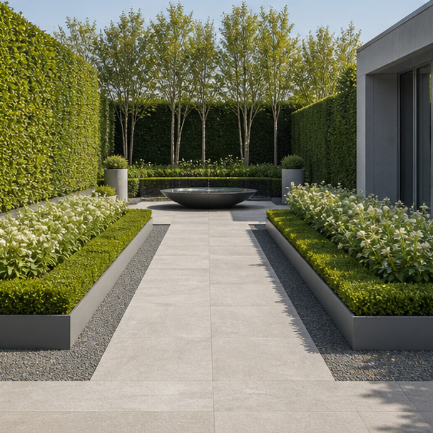 Formal Garden Ideas modern lines