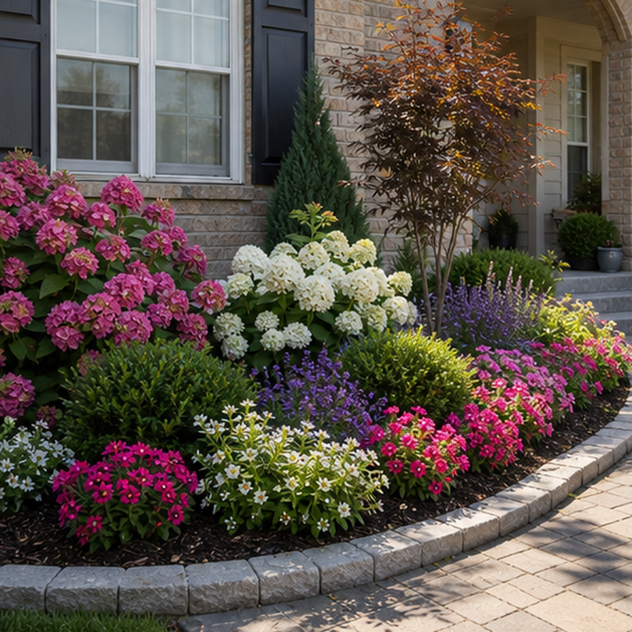 Front Garden Flower Bed Ideas alternate style