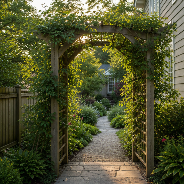 Garden Arbor Ideas layout view