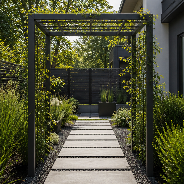 Garden Arbor Ideas modern lines
