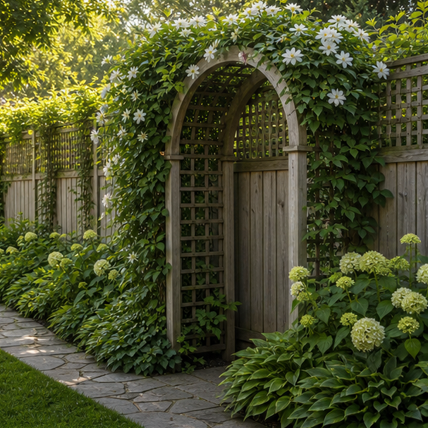 Garden Arbor Ideas privacy edge