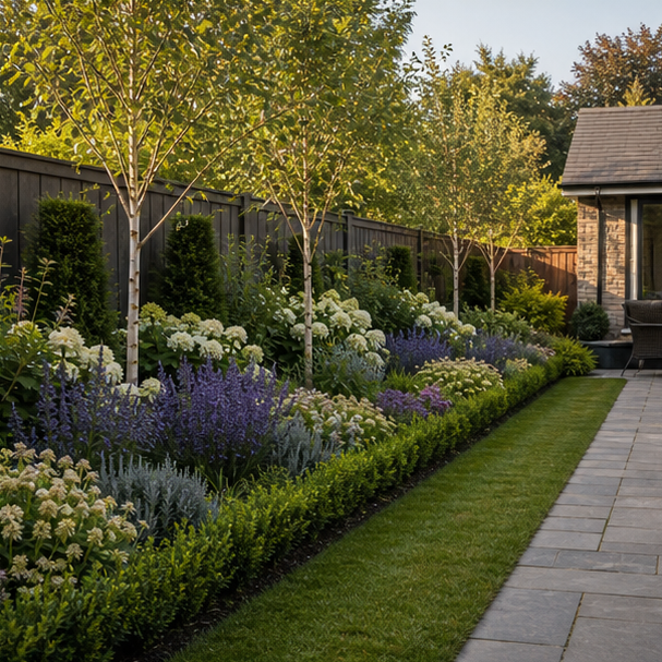 Garden Border Ideas yard setting