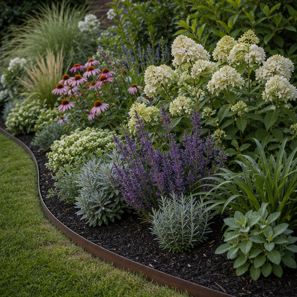 Garden Border Ideas planting and material detail