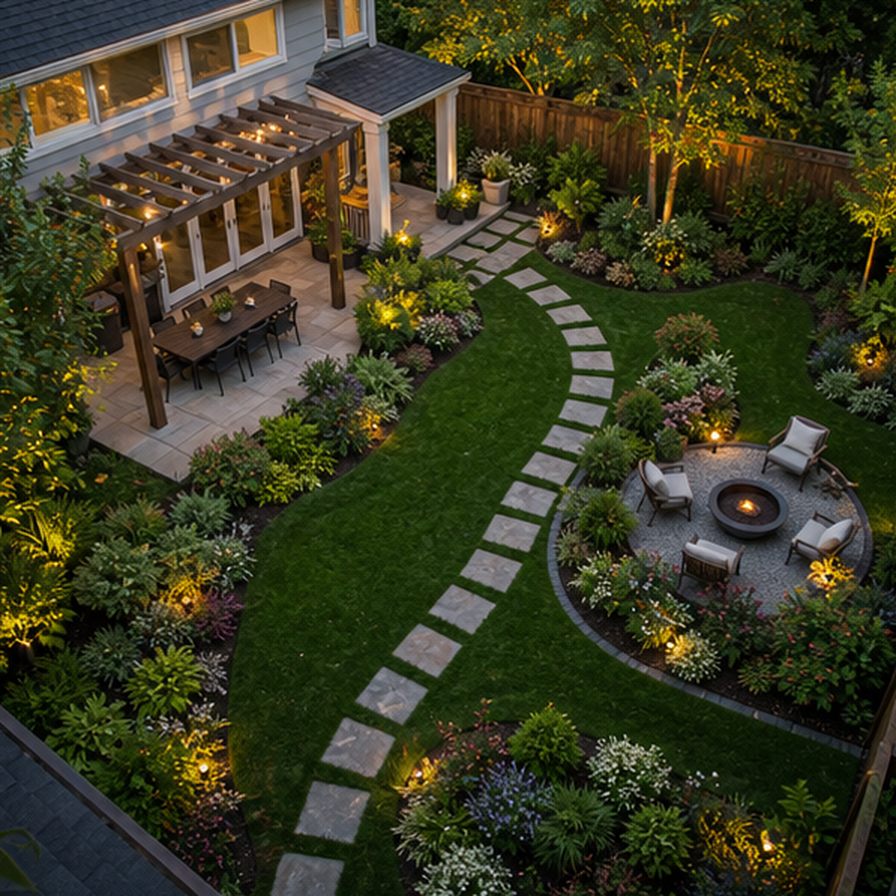 Garden Design App in a real setting