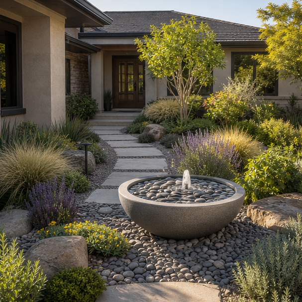 Garden Focal Point Ideas yard setting