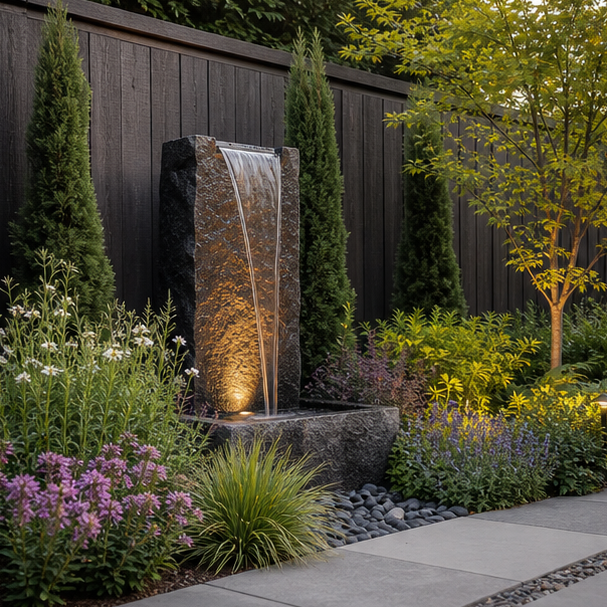 Garden Focal Point Ideas privacy edge