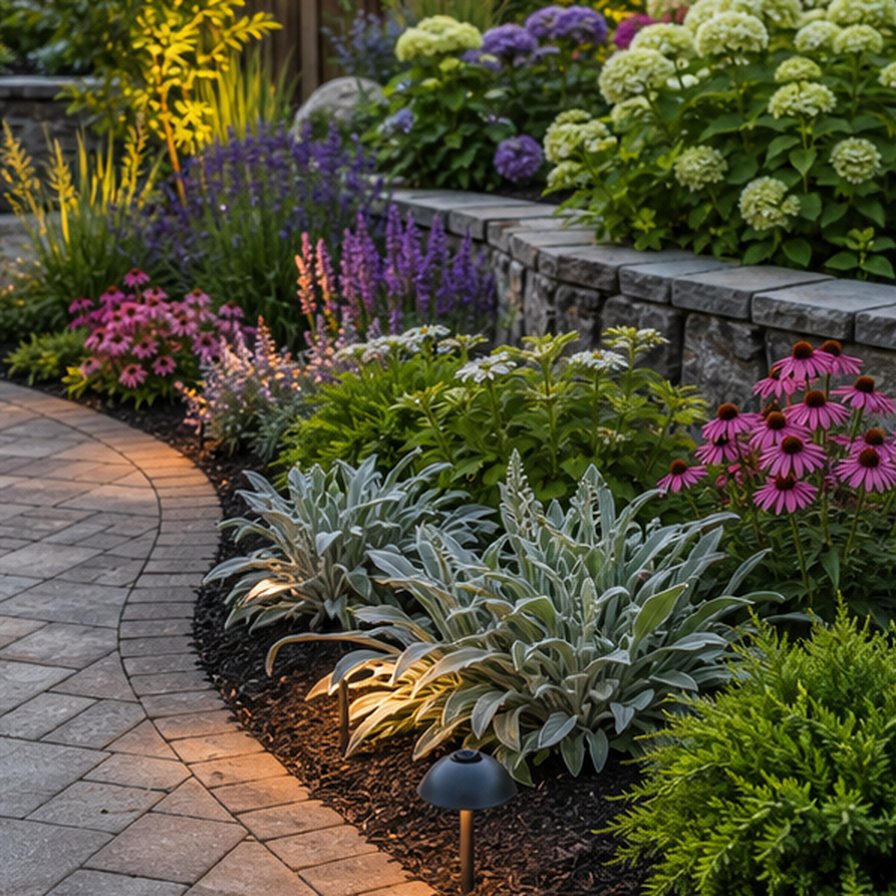 Garden Ideas Tool planting and material detail