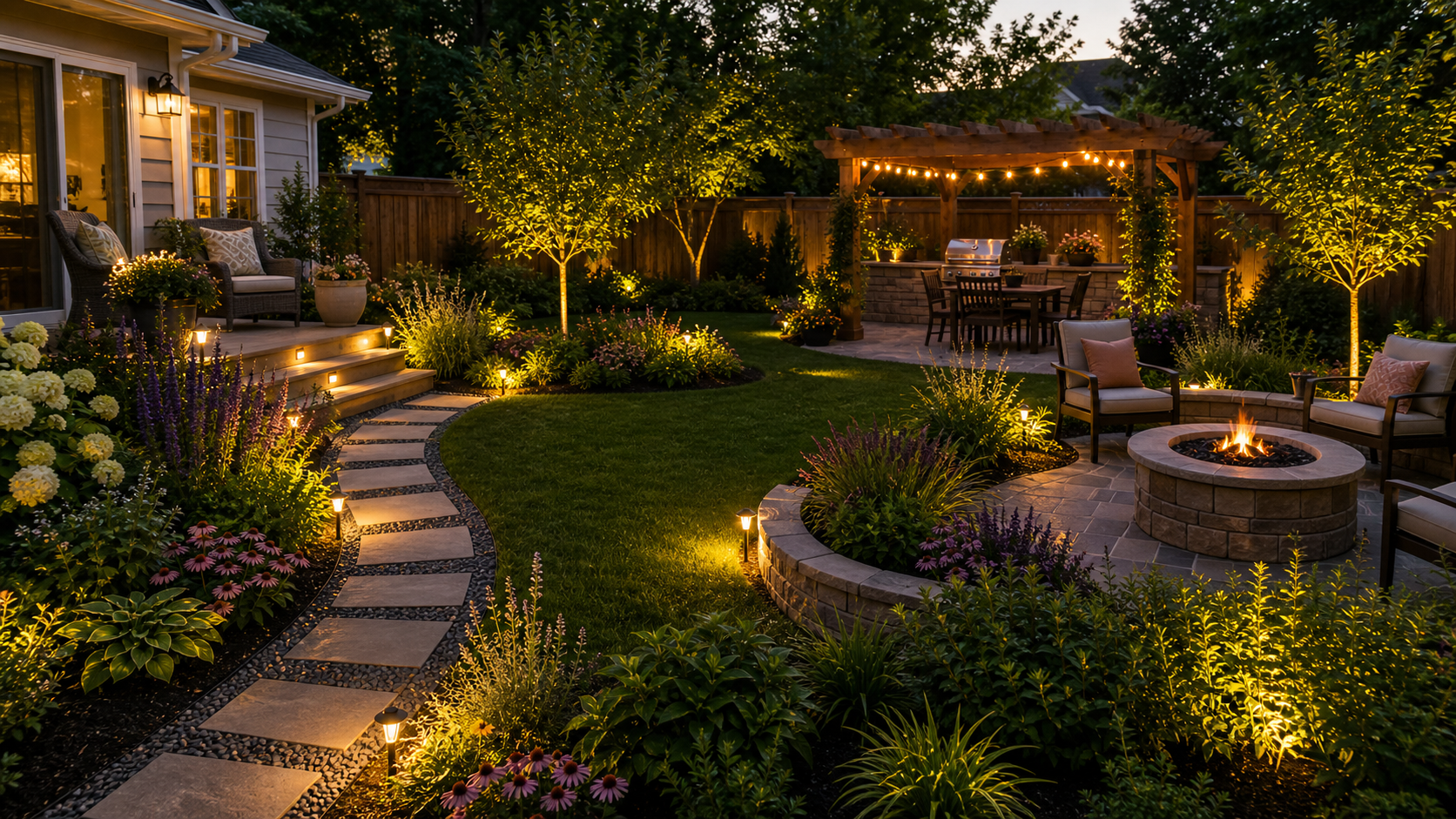 Garden Ideas Tool lighting idea