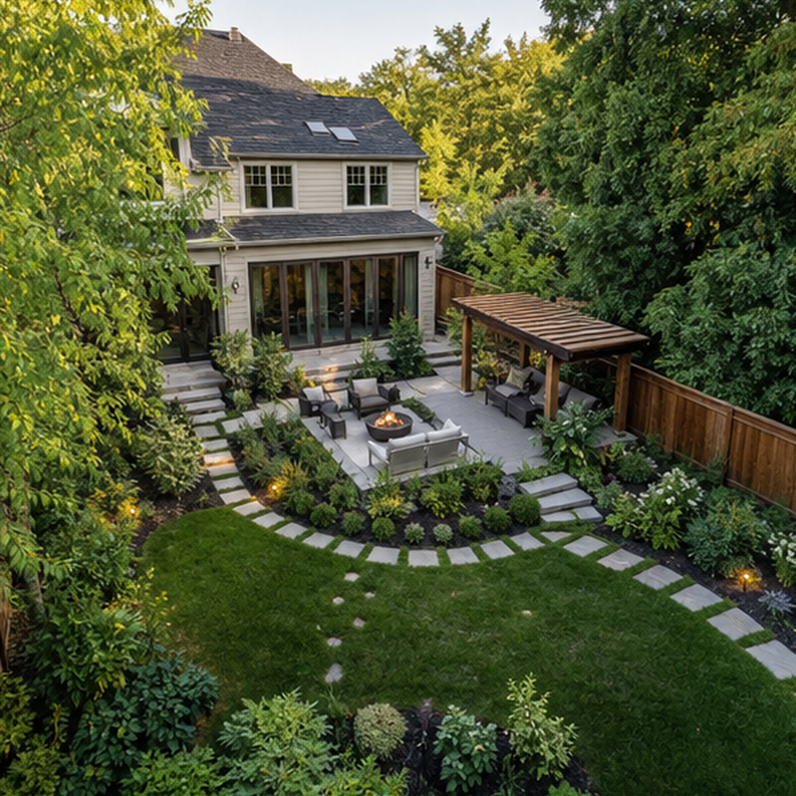 Garden Ideas in a real setting