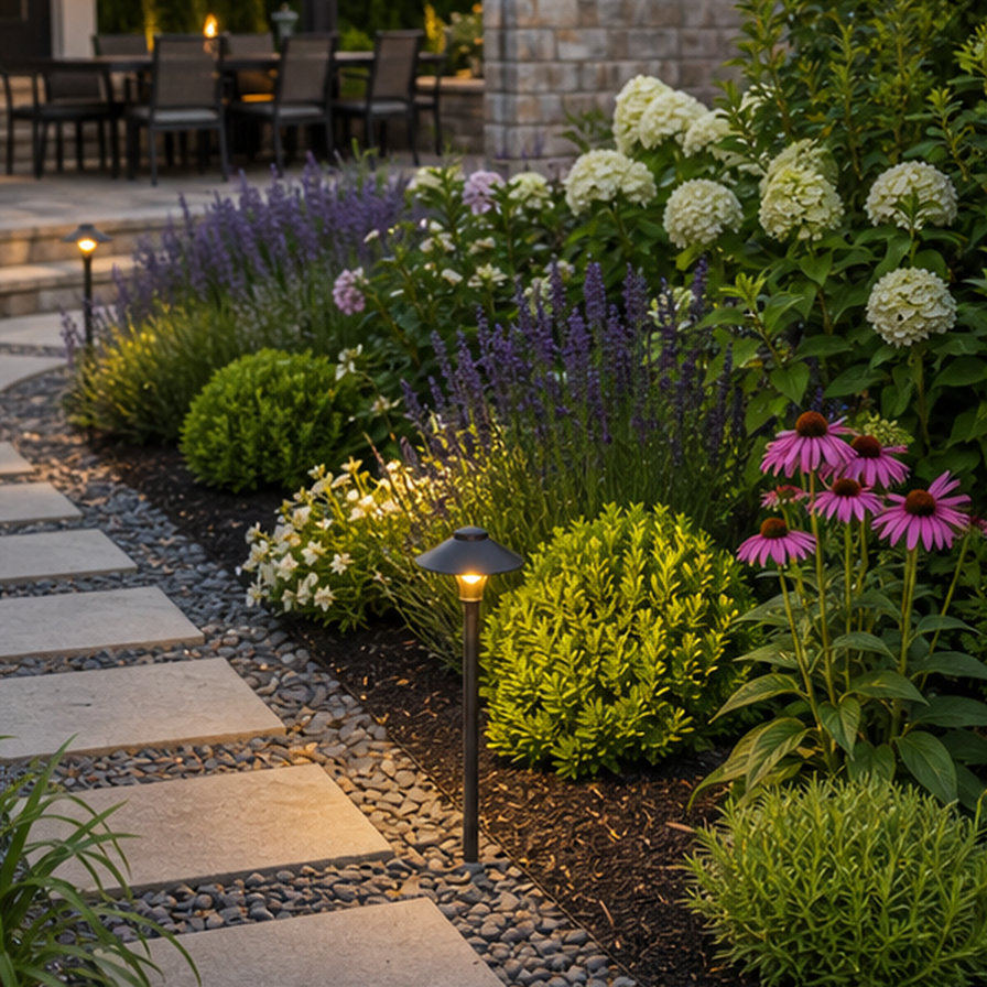 Garden Layout Ideas Tool planting and material detail