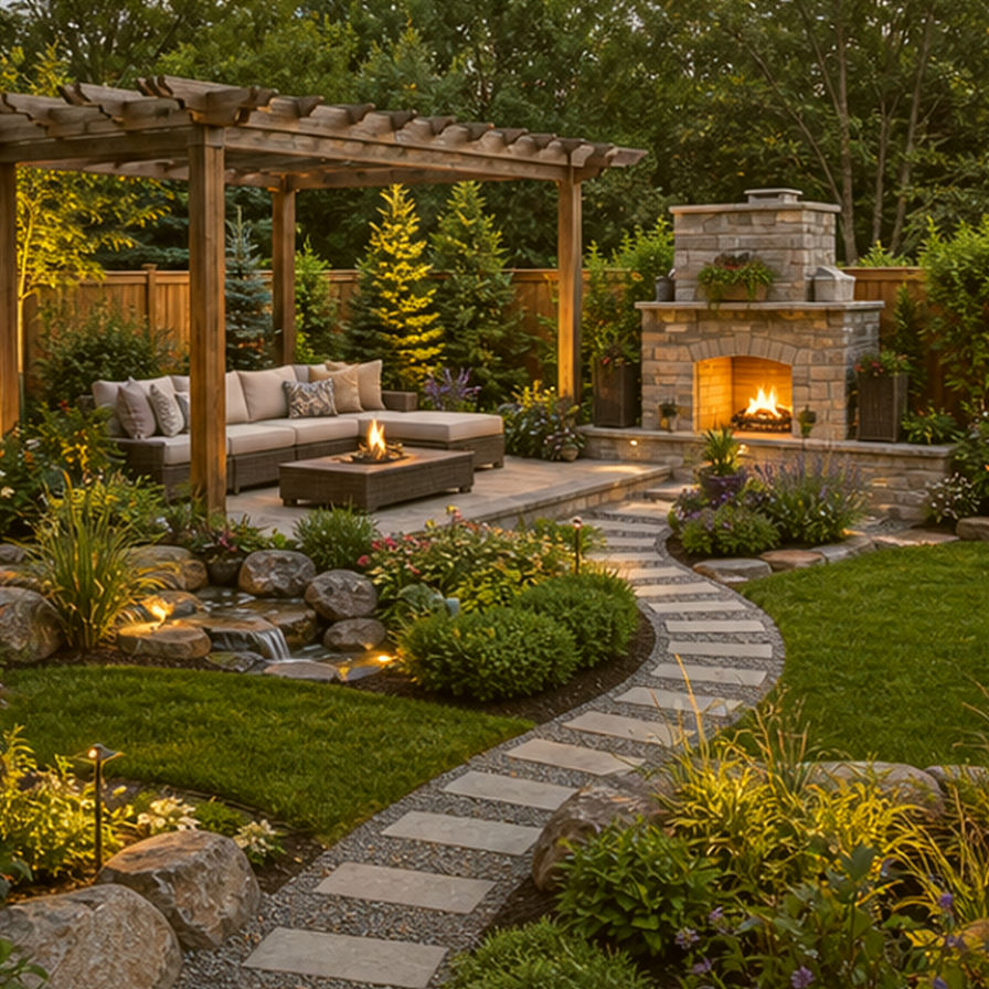 Garden Layout Ideas Tool lighting idea