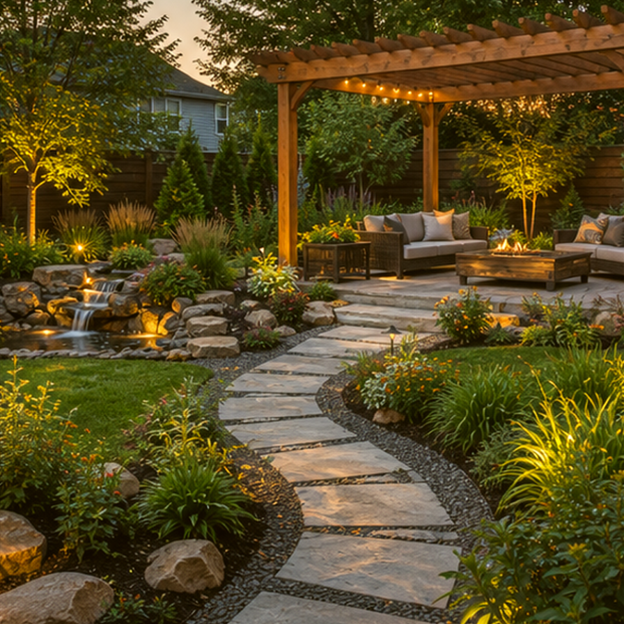 Garden Layout Ideas lighting idea