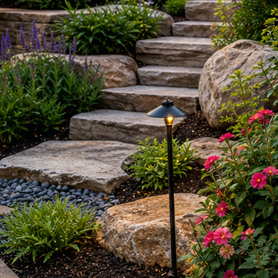 Garden Layout Ideas materials and planting