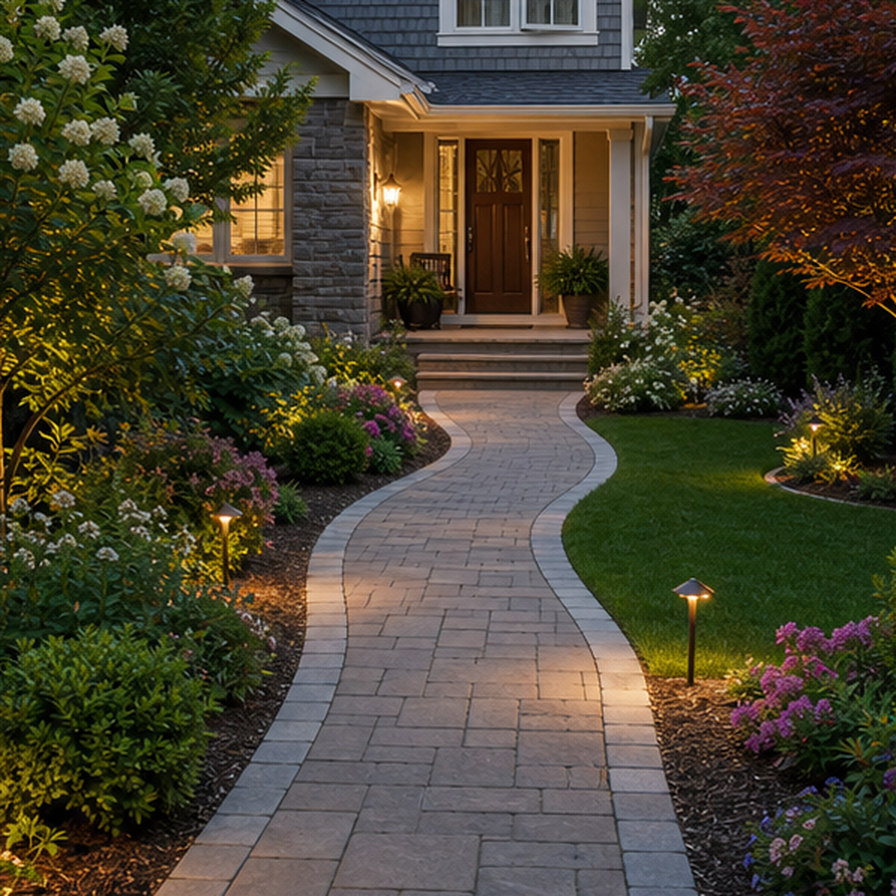 Garden Path Ideas in a real setting