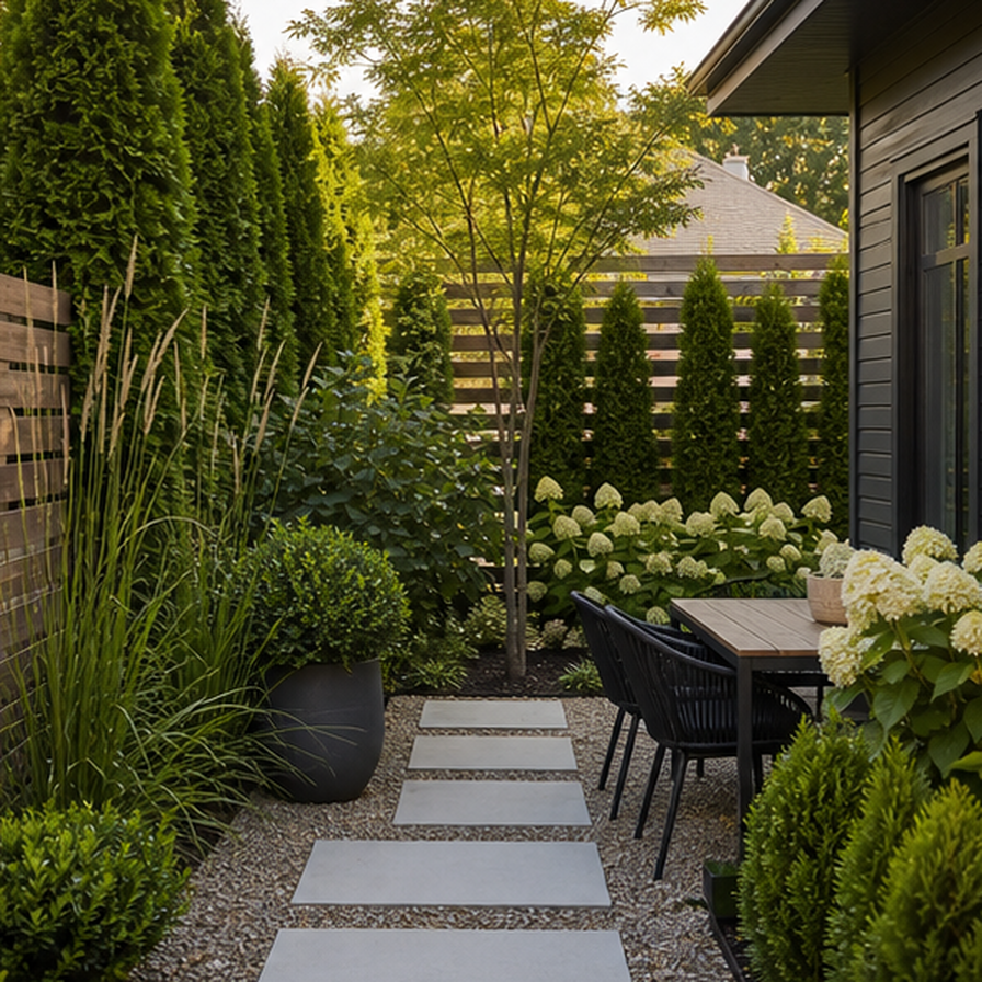 Garden Privacy Ideas in a real setting