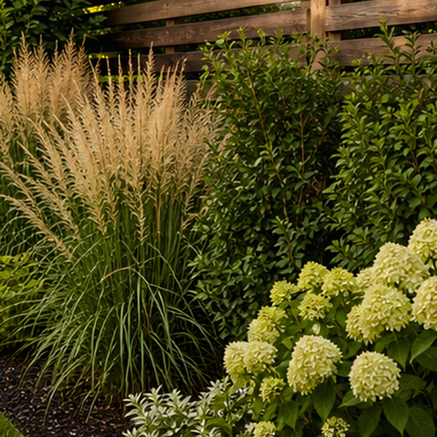 Garden Privacy Ideas materials and planting