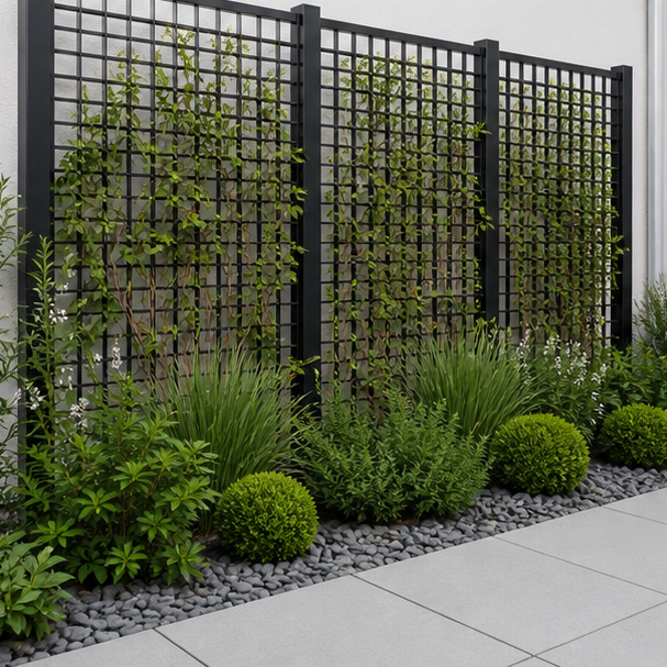 Garden Trellis Ideas modern lines