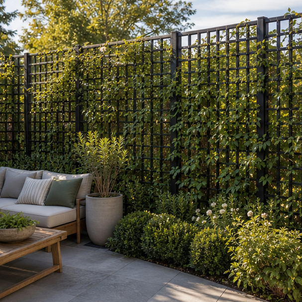 Garden Trellis Ideas privacy edge
