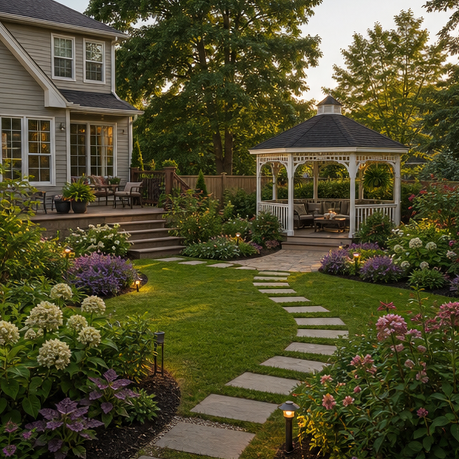 Gazebo Garden Ideas in a real setting