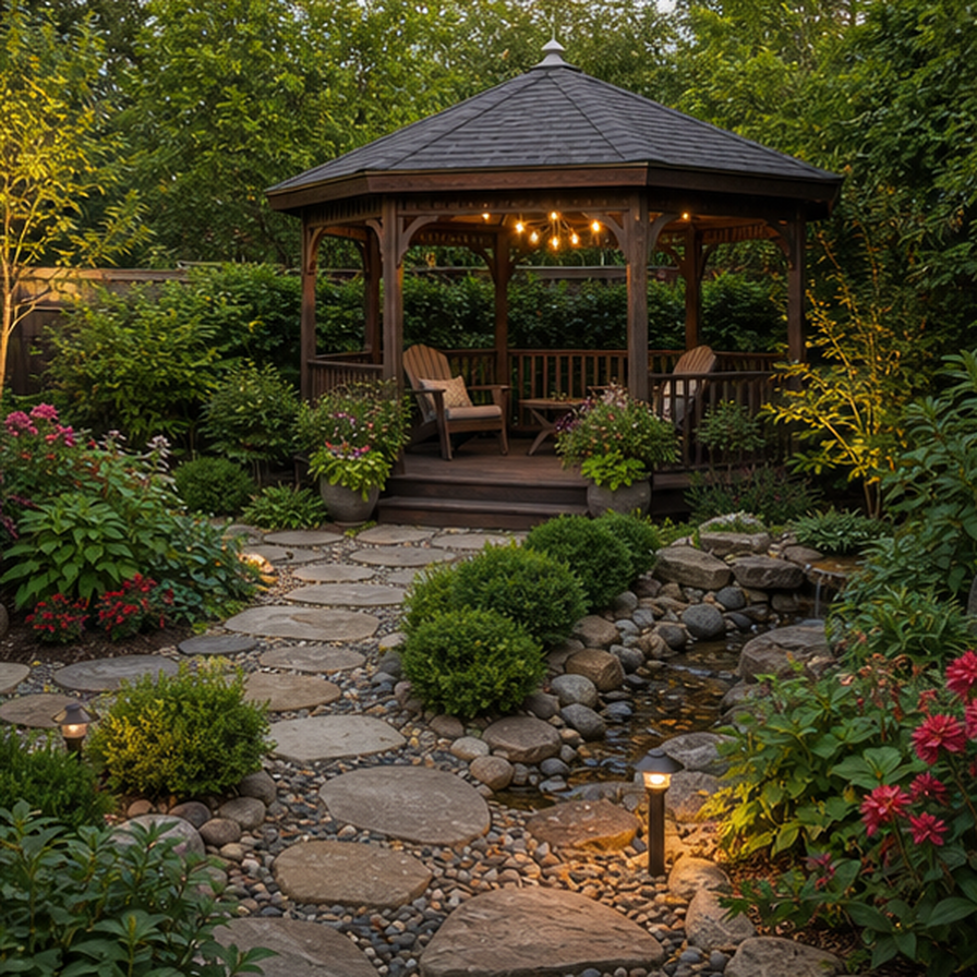 Gazebo Garden Ideas alternate style