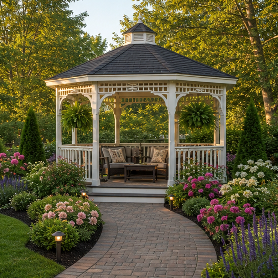 Gazebo Garden Ideas second view