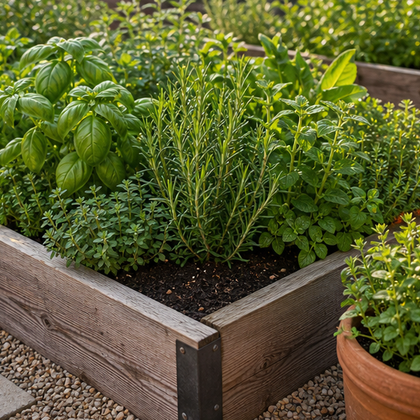 Herb Garden Ideas materials and planting