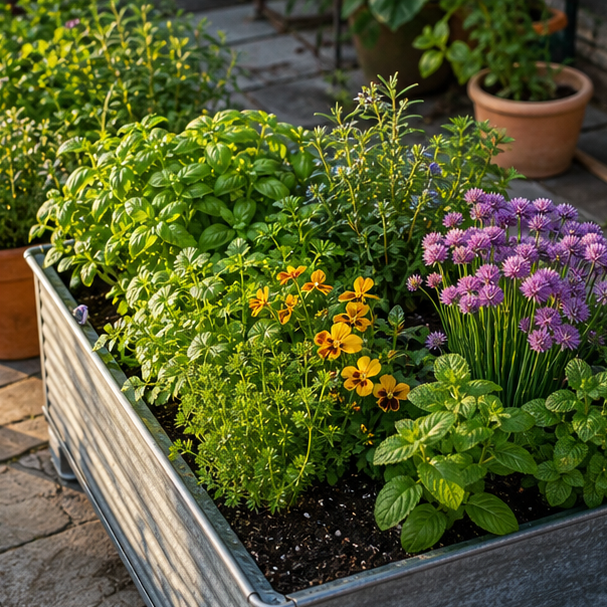 Herb Garden Ideas seasonal color