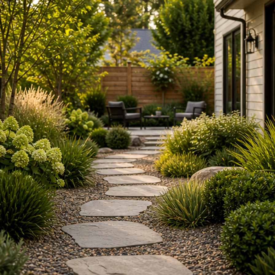 Low Maintenance Garden Ideas layout idea