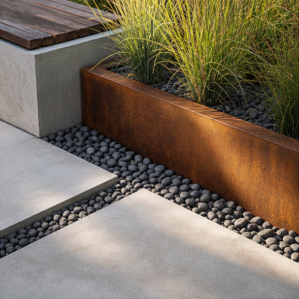 Modern Garden Ideas materials and planting