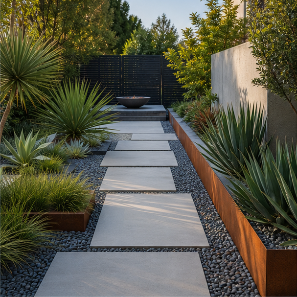 Modern Garden Ideas modern lines