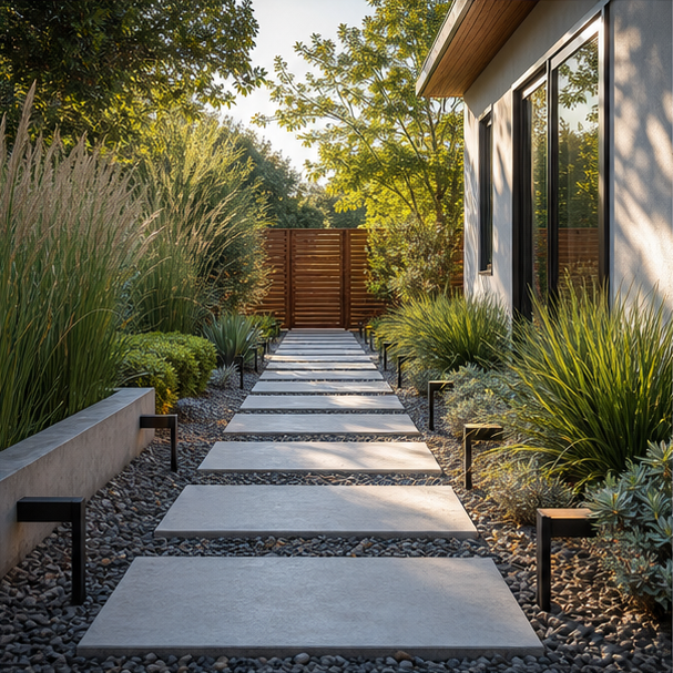 Modern Garden Ideas pathway view