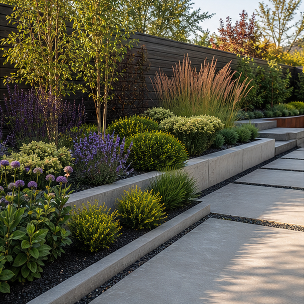 Modern Garden Ideas seasonal color