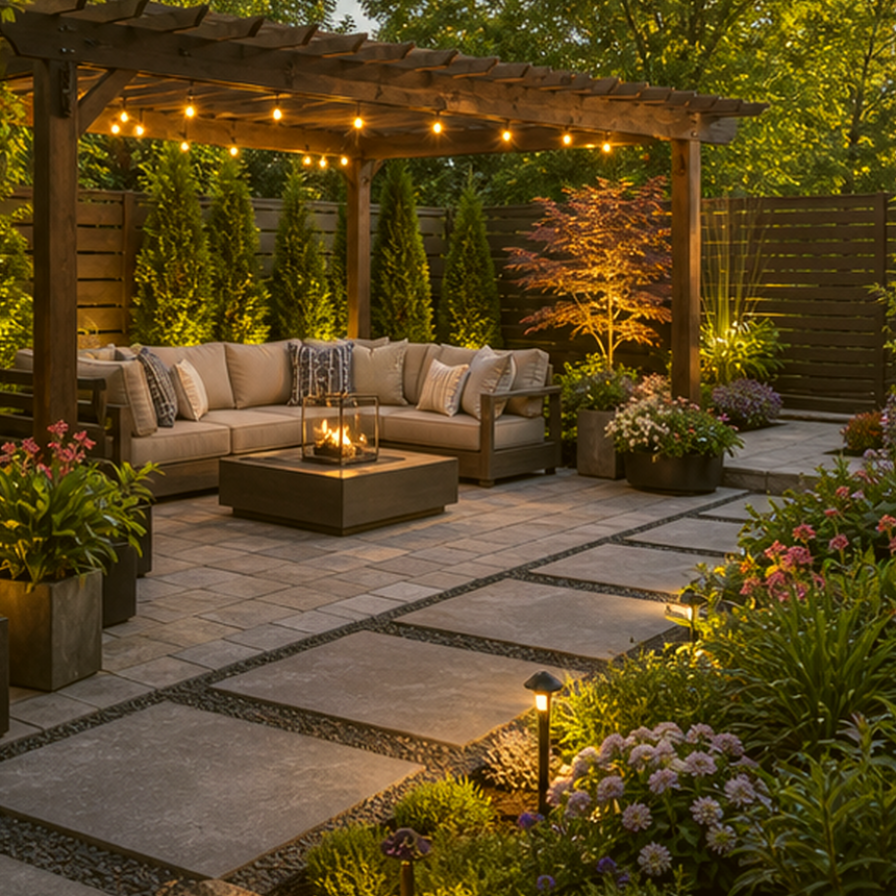 Patio Garden Ideas Tool lighting idea