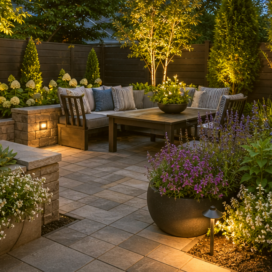 Patio Garden Ideas lighting idea