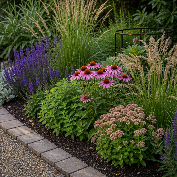 Perennial Garden Ideas materials and planting